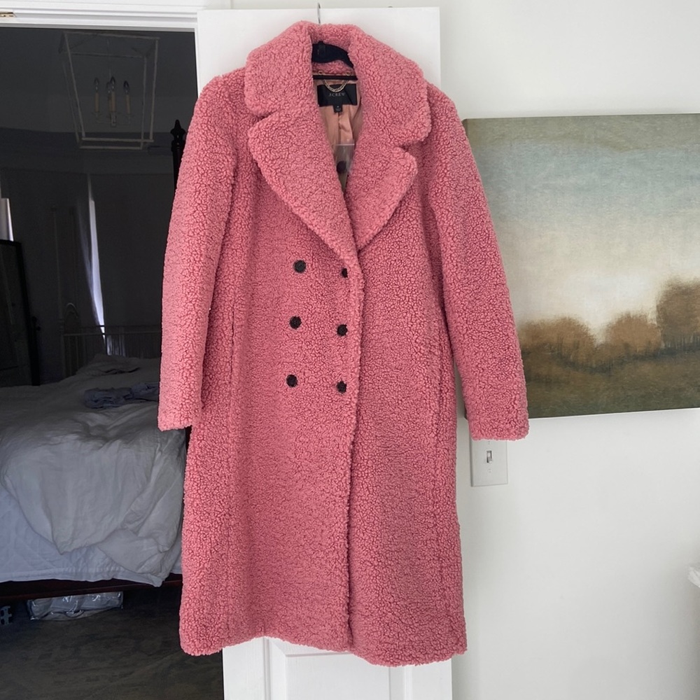JCrew Teddy Bear Trench Coat